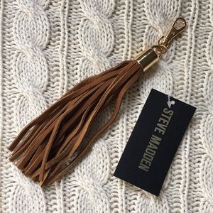Steve Madden Leather Tassel